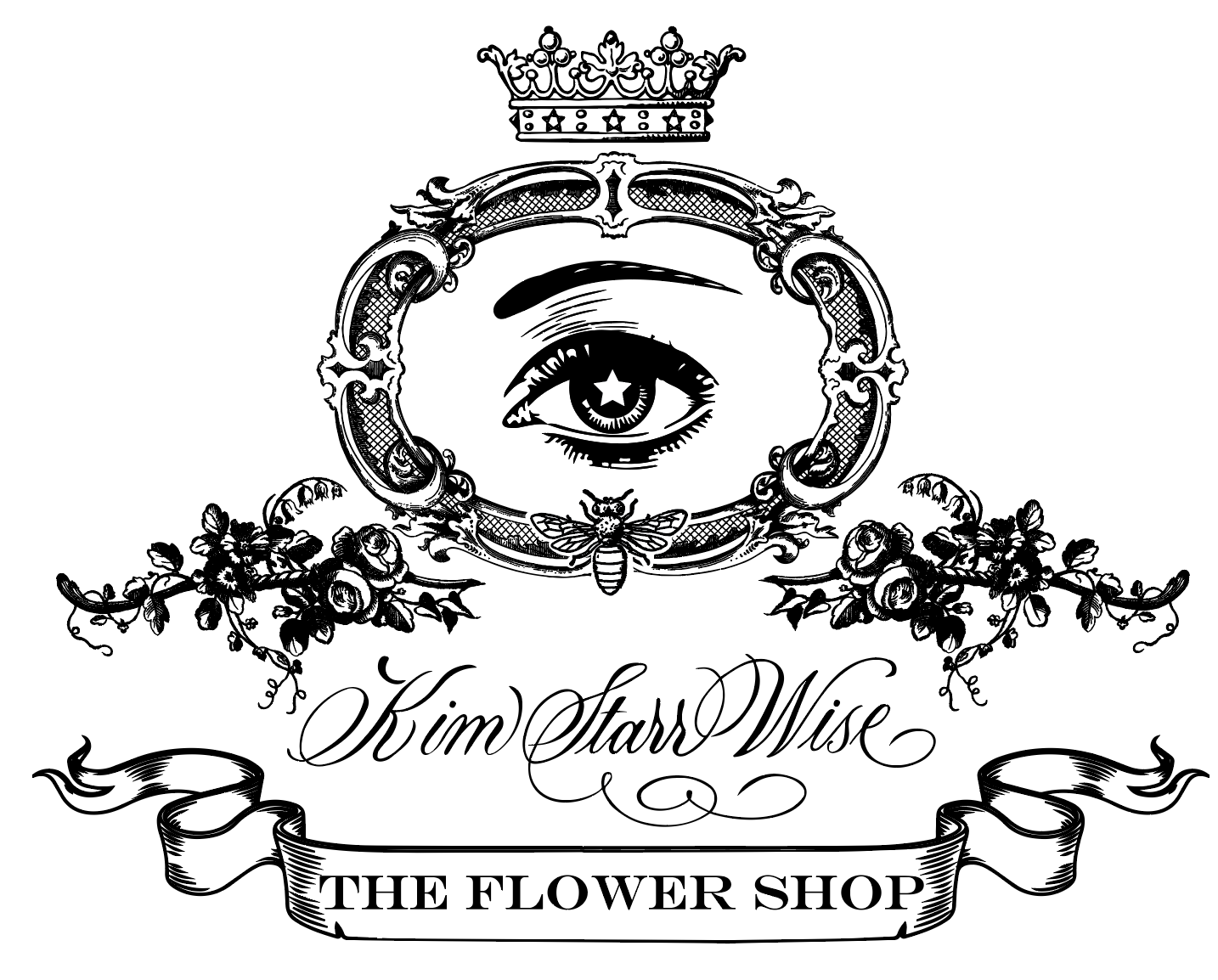 The Flower Shop by Kim Starr Wise Logo