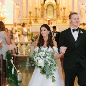 Southern catholic wedding florals by kim starr wise