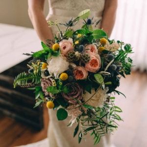 new orleans wedding floral arrangements kim starr wise bridal bouquet front